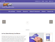 Tablet Screenshot of hotdogwarming.com